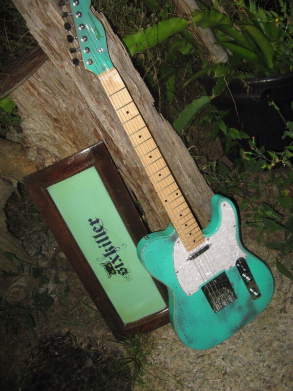 Seafoam Green Telecaster® Remodeled by SixKiller - Image 2