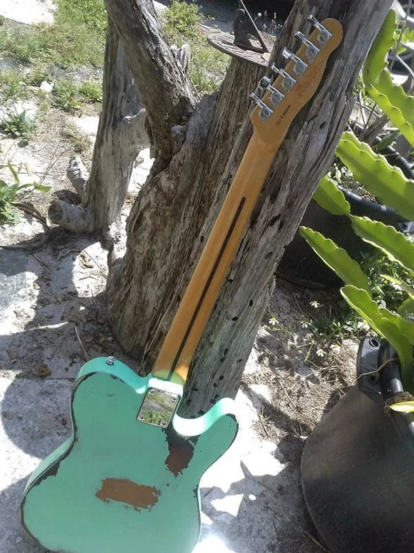 Seafoam Green Telecaster® Remodeled by SixKiller - Image 4