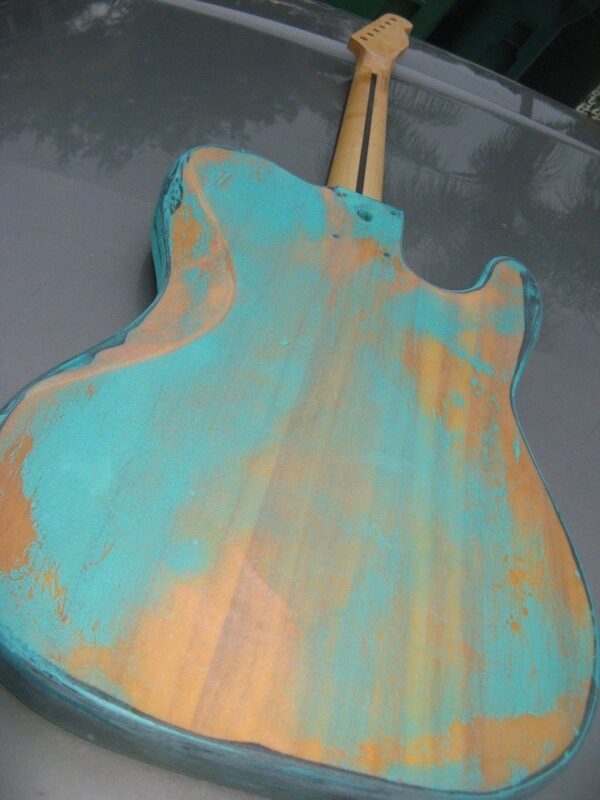 Extreme Heavily Worn Seafoam Green Telecaster® - Image 6