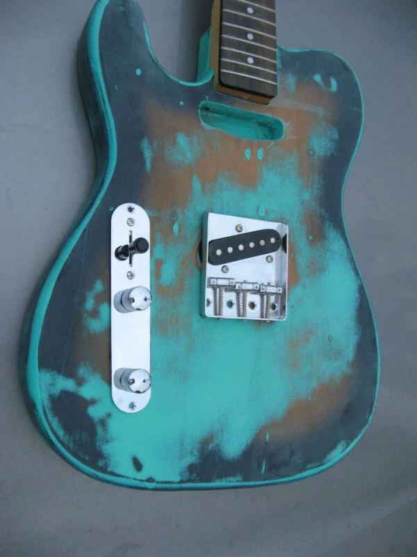 Extreme Heavily Worn Seafoam Green Telecaster® - Image 3