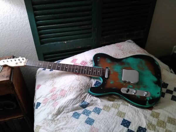 Extreme Heavily Worn Seafoam Green Telecaster® - Image 5