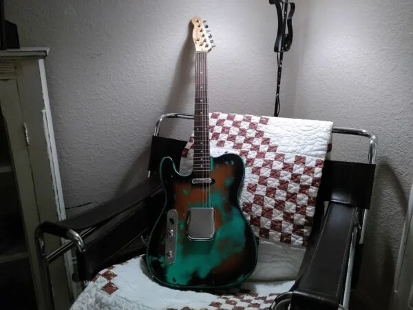 Extreme Heavily Worn Seafoam Green Telecaster® - Image 4