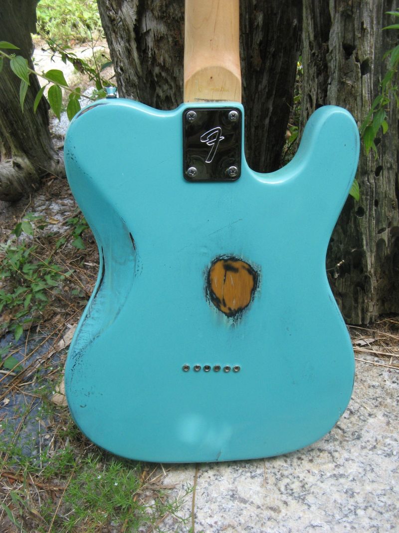 Sonic Blue Telecaster® Worn on the Road Hard or Mild